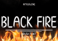 Black Fire Font - Featured Image