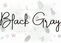 Black Gray Font - Featured Image