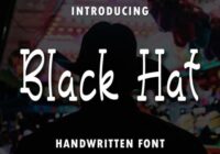 Black Hat Font - Featured Image