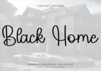 Black Home Font - Featured Image