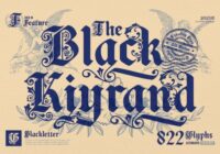 Black Kiyrand Font - Featured Image