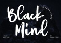 Black Mind Font - Featured Image