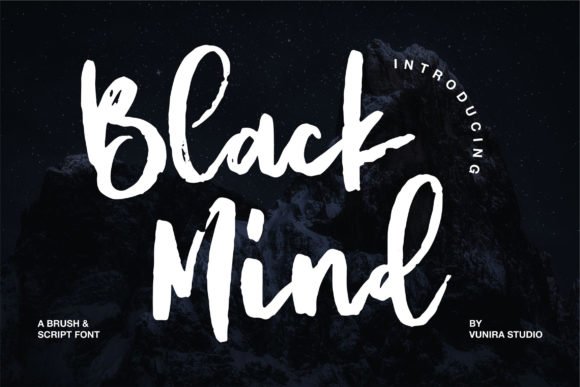 Black Mind Font - Featured Image