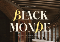 Black Monde Font - Featured Image