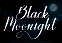 Black Moonight Font - Featured Image