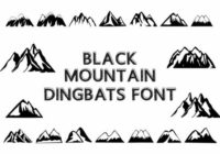 Black Mountain Font - Featured Image
