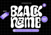 Black Name Font - Featured Image