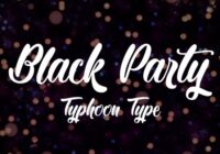 Black Party Font - Featured Image