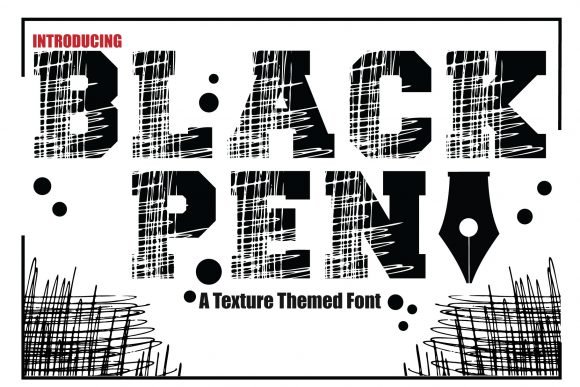 Black Pen Font - Featured Image