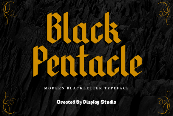 Black Pentacle Font - Featured Image