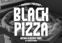 Black Pizza Font - Featured Image