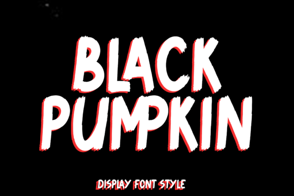 Black Pumpkin Font - Featured Image