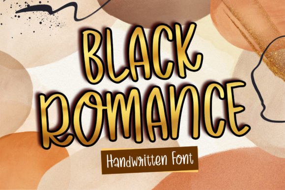 Black Romance Font - Featured Image