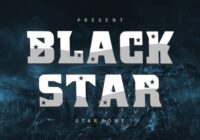 Black Star Font - Featured Image