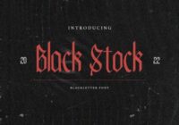 Black Stock Font - Featured Image