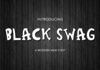 Black Swag Font - Featured Image