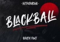 Blackball Font - Featured Image