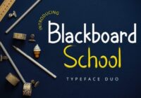 Blackboard School Font - Featured Image