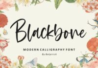 Blackbone Font - Featured Image