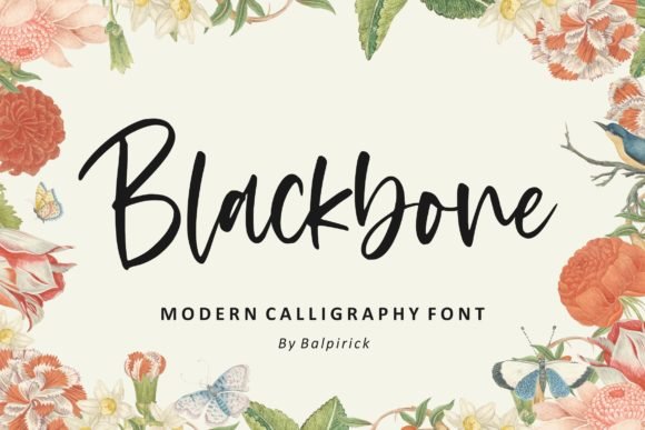 Blackbone Font - Featured Image