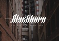 Blackburn Font - Featured Image