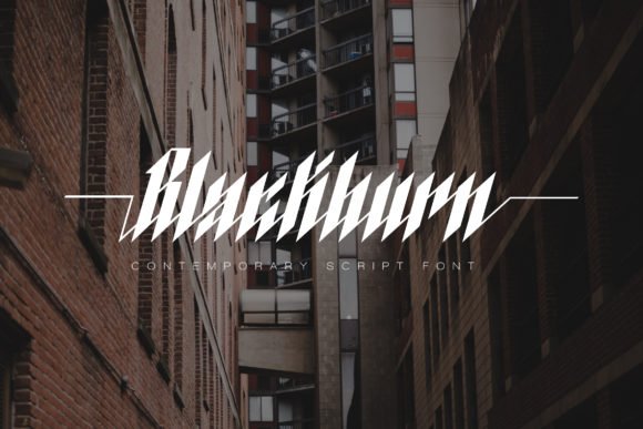 Blackburn Font - Featured Image