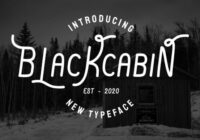 Blackcabin Font - Featured Image