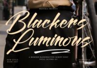 Blackers Luminous Font - Featured Image