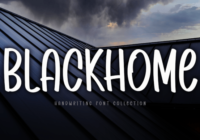 Blackhome Font - Featured Image