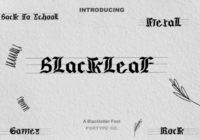 Blackleaf Font - Featured Image