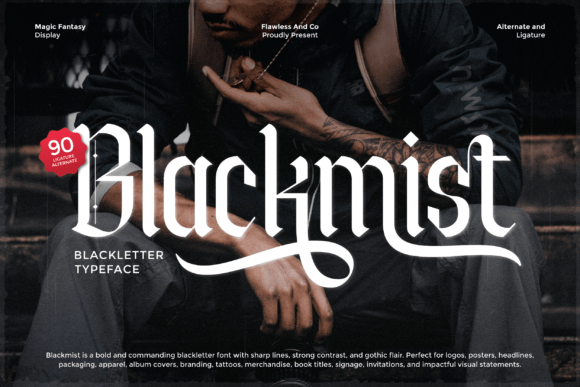 Blackmist Font - Featured Image