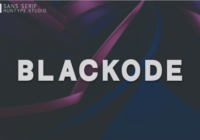 Blackode Font - Featured Image