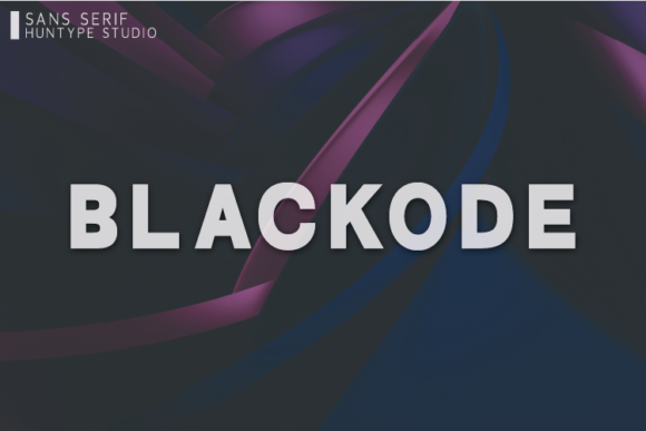 Blackode Font - Featured Image