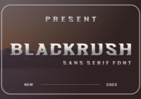 Blackrush Font - Featured Image