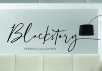 Blackstory Font - Featured Image
