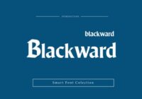Blackward Font - Featured Image
