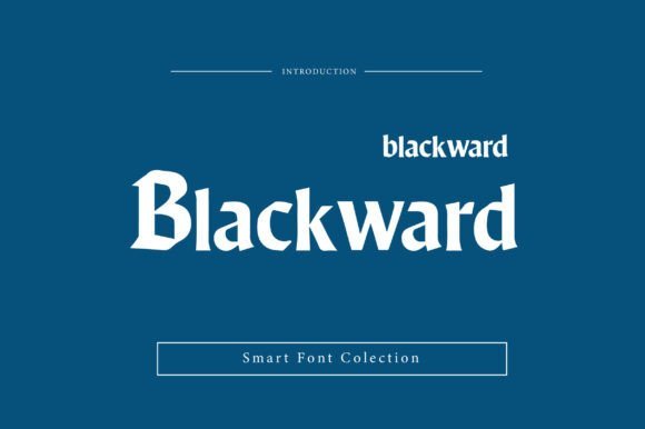 Blackward Font - Featured Image