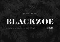 Blackzoe Font - Featured Image