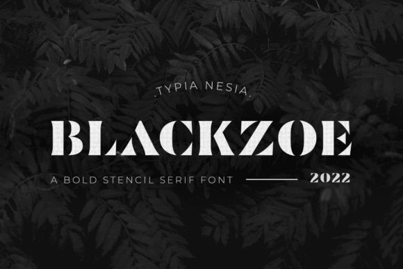 Blackzoe Font - Featured Image