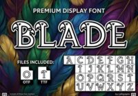 Blade Font - Featured Image