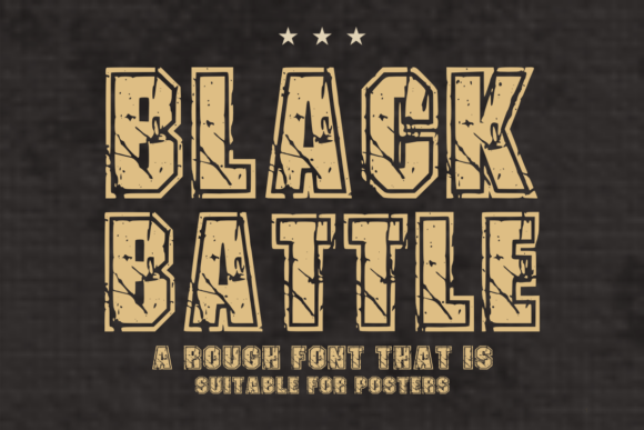 Blak Battle Font - Featured Image