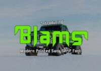 Blams Font - Featured Image