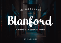 Blanford Font - Featured Image