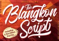 Blangkon Script Font - Featured Image