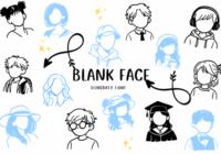 Blank Face Font - Featured Image