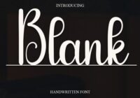 Blank Font - Featured Image