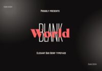 Blank World Font - Featured Image