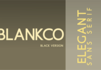 Blankco Black Font - Featured Image