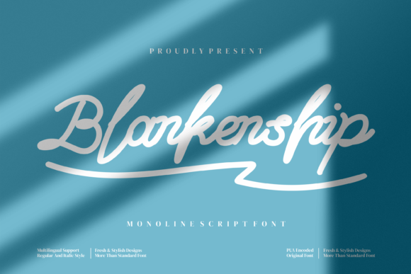Blankenship Font - Featured Image
