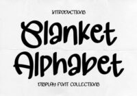 Blanket Alphabet Font - Featured Image